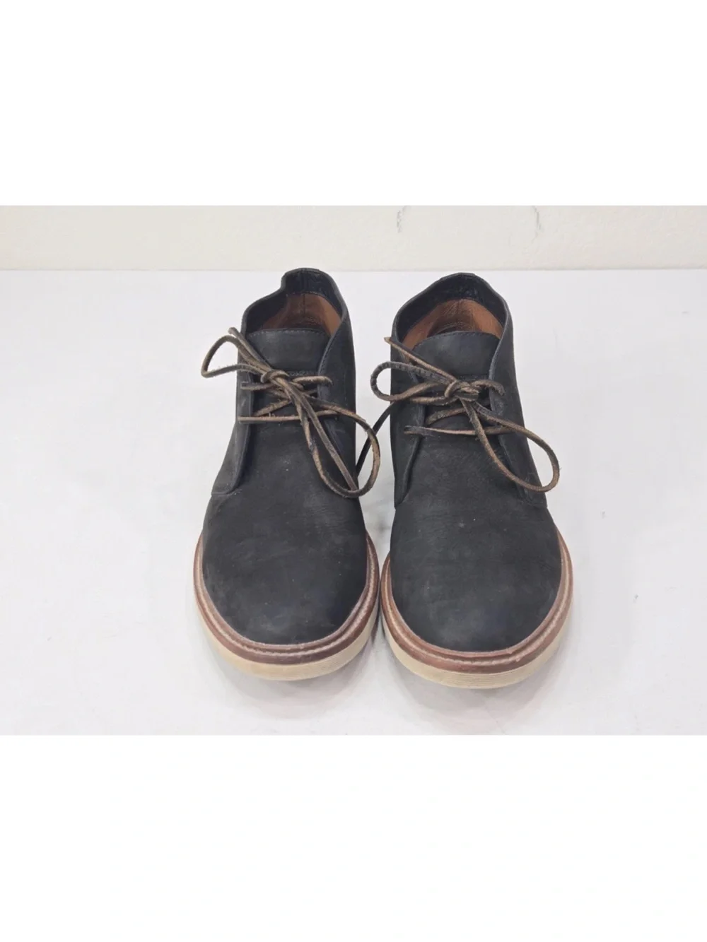 Frye Paul Chukka Boot Suede Black Size 9.5 Mens